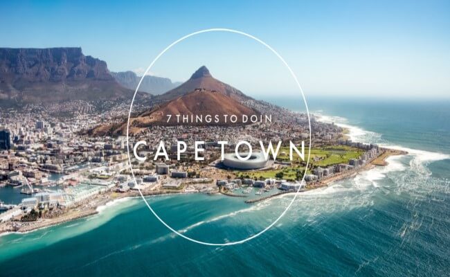 7 Things to do in Weekend in Cape Town