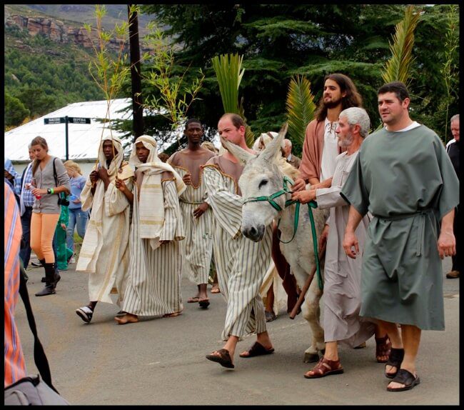 Attend the Easter passion play in Lady Grey
