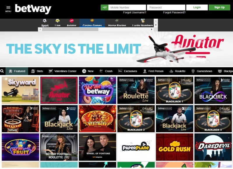 Betway Casino South Africa