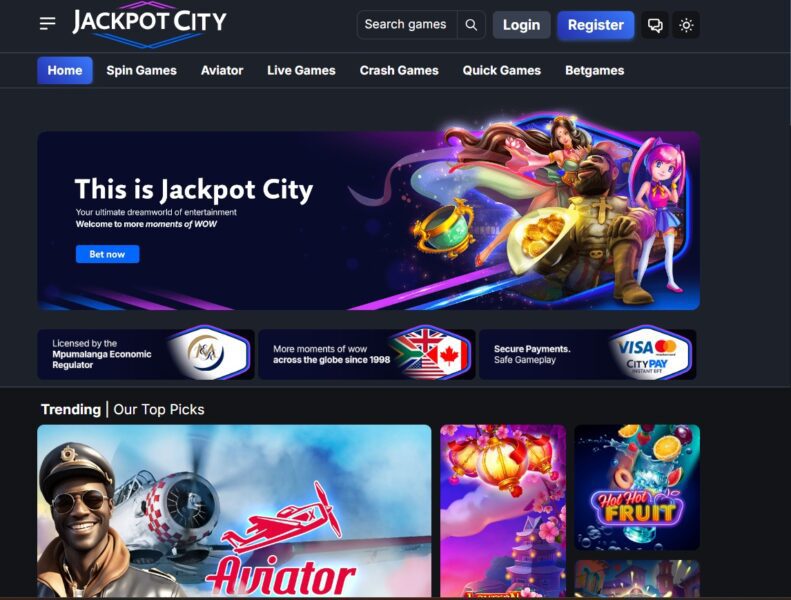 Jackpot City Casino South Africa