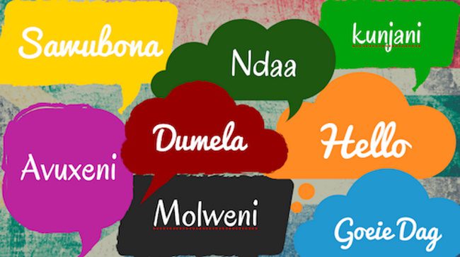 Know the language of South Africa