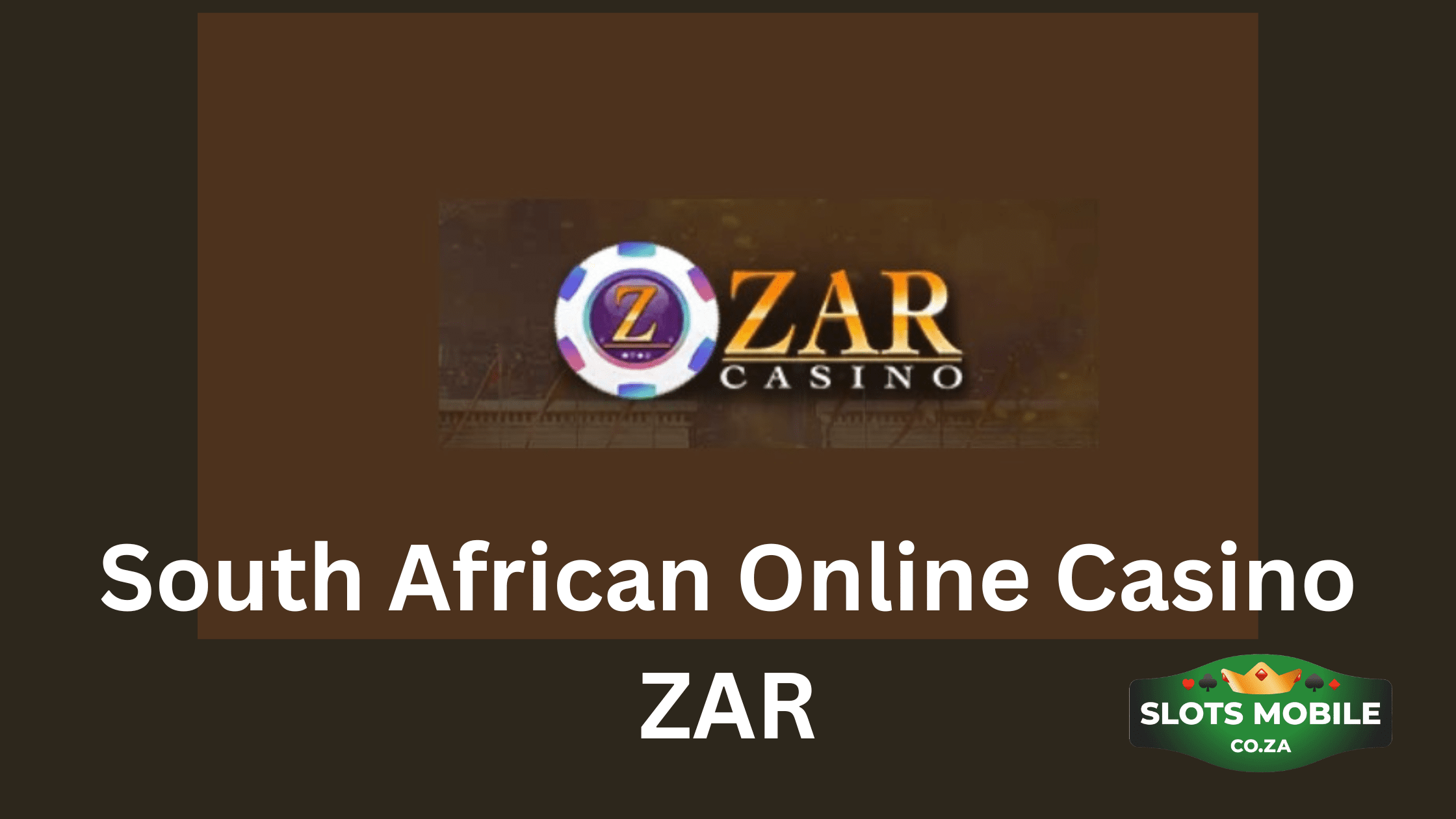 South African Online Casino ZAR