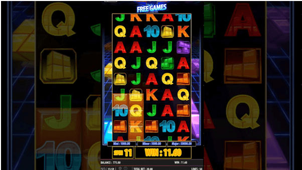 Tetris Super Jackpot slot game Featuresz