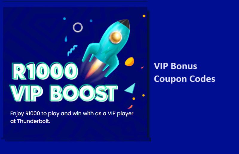 Thunderbolt casino VIP bonus coupon codes