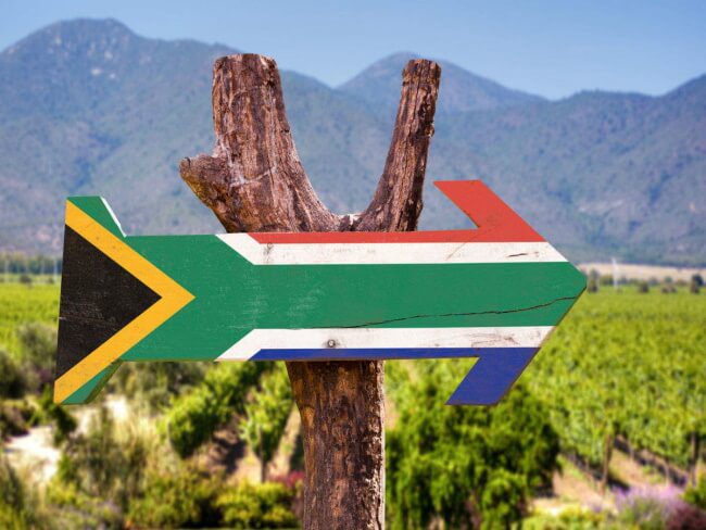 Travellers coming to South Africa