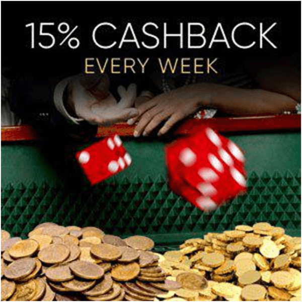 Yebo Casino - Cashback offer