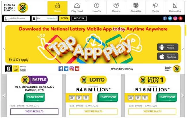 Your Odds on The South African National Lottery Online