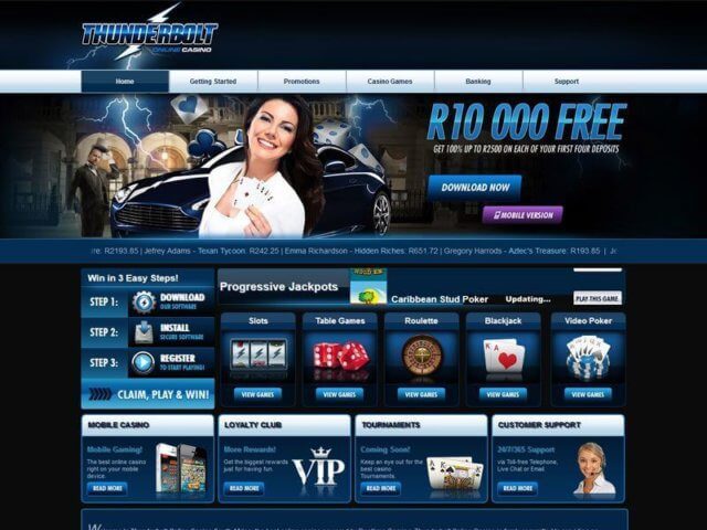 thunderbolt casino -What are the Best 6 Online Casinos in South Africa?
